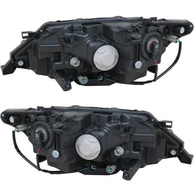 Rareelectrical - New Pair Of Headlights Compatible With Nissan Rogue S Sl Hybrid Sport Utility 4-Door 2018 2019 By - Image 1