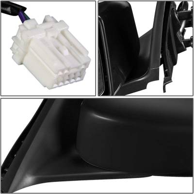 Rareelectrical - New Left Mirror Compatible With Infiniti G35 Base Coupe 2-Door 1.8L 2003 2004 2005 2006 2007 By Part - Image 3