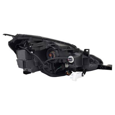 New Left Side Headlights Compatible With Nissan Sentra Sr Sedan Plastic Led Bulb High And Low Beam