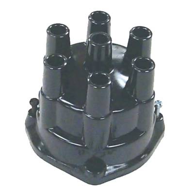 Rareelectrical - New Distributor Cap Compatible With Mercruiser Omc I/O By 0980152 18-5386 33765T - Image 1