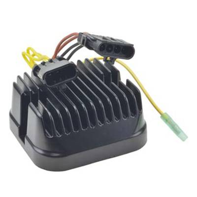 Rareelectrical - New 12V Black Regulator Rectifier Fits Polaris Atv Sportsman Touring 500 4011925 - Image 2