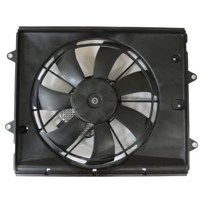 Rareelectrical - New Dual Radiator And Condenser Fan Compatible With Honda Civic Ex Lx Lx-P Sport Coupe Sedan 4-Door - Image 2