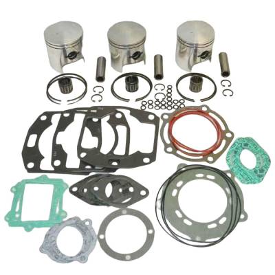 New 81.25Mm Bore .25Mm Over Top End Rebuild Kit Compatible With Tiger Shark Monte Carlo 1000Cc Ts-R