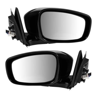 Rareelectrical - New Pair Of Mirror Compatible With Infiniti G37 X Journey Sport Base Sedan 4-Door 3.7L 2009 2010 - Image 2
