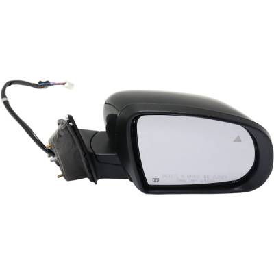 Rareelectrical - New Right Mirror Compatible With Jeep Cherokee 2.4L 3.2L 2014-2017 By Part Numbers Ch1321429 - Image 2