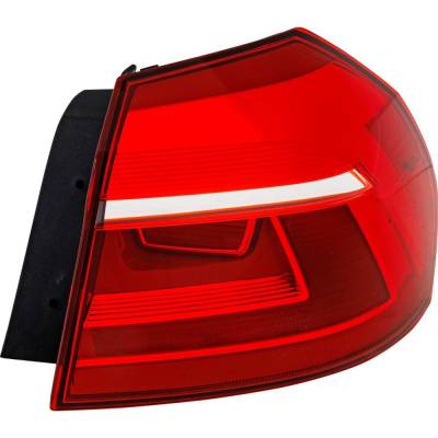 Rareelectrical - New Right Tail Lights Compatible With Volkswagen Passat 1.8L 2.5L 3.6L 2016 2017 By Part Numbers - Image 2