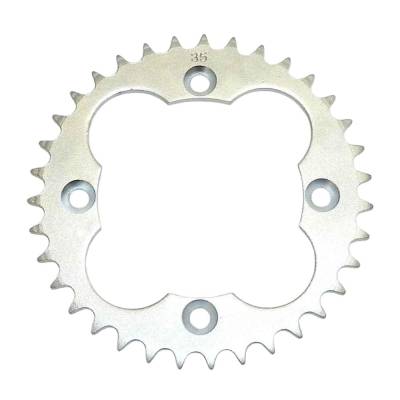 Rareelectrical - New 35 Tooth Rear Sprocket Compatible With Honda Trx-Ex 400 Hp 1999-2009,2012-2014 Trx-R 250 Hp - Image 2