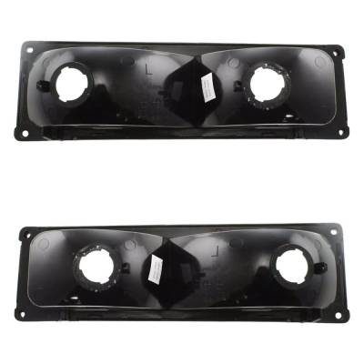 Rareelectrical - New Pair Of Daytime Running Lights Compatible With Chevrolet Gmc 1994 1995 1996 1997 1998 1999 2000 - Image 2
