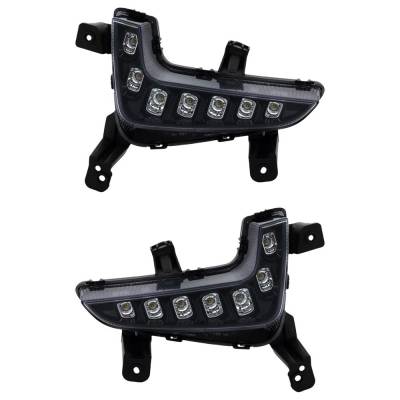 Rareelectrical - New Pair Of Daytime Running Lights Compatible With Hyundai Ioniq 1.6L 2017 2018 2019 By Part Numbers - Image 1