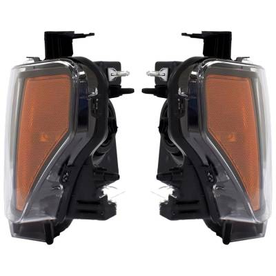 Rareelectrical - New Pair Of Headlights Compatible With Ford F-150 2010 2011 2012 2013 2014 By Part Numbers Dl3z - Image 3