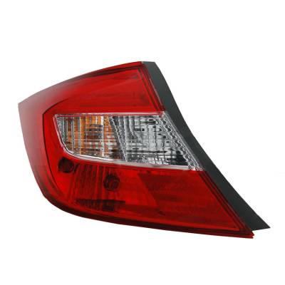 Rareelectrical - New Left Tail Light Compatible With Honda Civic Sedan 2012 Ho2800180 33550-Tr0-A01 33550Tr0a01 - Image 2