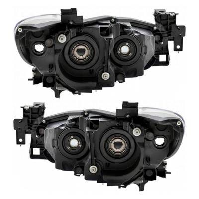 New Pair Of Halogen Headlight Compatible With Mazda 6 Grand Touring 2014-2017 By Part Number