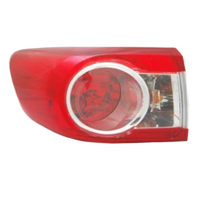 Rareelectrical - New Left Tail Light Compatible With Toyota Corolla 2011-13 To2804111 81560-02580 8156002580 - Image 2