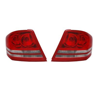Rareelectrical - New Pair Of Tail Lights Compatible With Dodge Avenger 2008 2009 2010 Ch2800182 Ch2801182 5303990Ae - Image 2