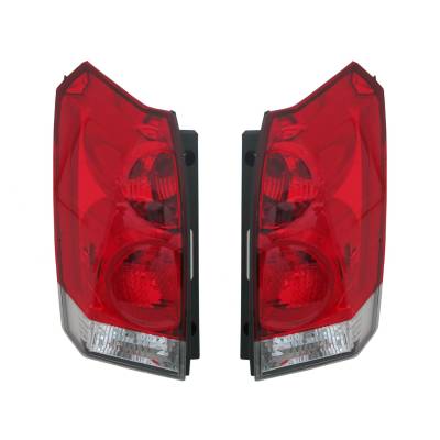 New Pair Of Tail Lights Compatible With Nissan Quest Base Sl 2004-2009 26550-Zm10a Ni2800167