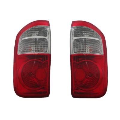 Rareelectrical - New Pair Of Tail Lights Compatible With Toyota Tundra Crew Cab 2004 81550-0C040 To2800153 815500C040 - Image 2