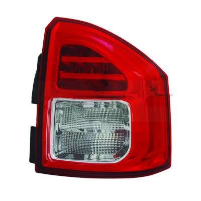Rareelectrical - New Right Tail Light Compatible With Jeep Chrysler Compass 2011 2012 2013 By Part Numbers Ch2801197 - Image 2