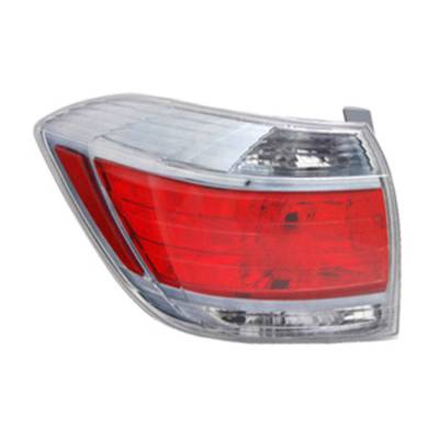 Rareelectrical - New Left Tail Light Compatible With Toyota Highlander Hybrid 2011-13 To2818149 81561-48270 - Image 3