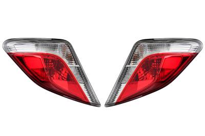 Rareelectrical - New Pair Of Tail Lights Compatible With Toyota Yaris Hatchback 12-13 8155152820 81561-52760 - Image 2