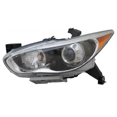 New Left Headlights Compatible With Infiniti Jx35 Qx60 Base Hybrid Sport Utility 4-Door 2.5L 3.5L