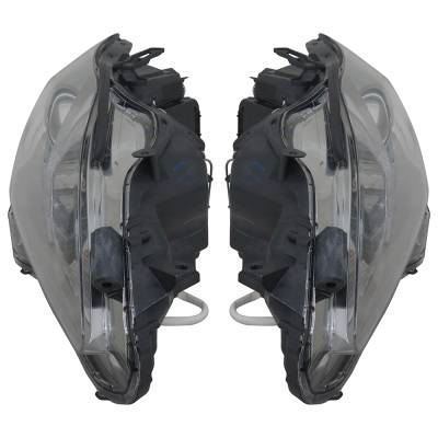 Rareelectrical - New Pair Headlights Compatible With Lexus Is250 Base Sedan 4 Door 2.5L 2011 2012 2013 By Part - Image 3