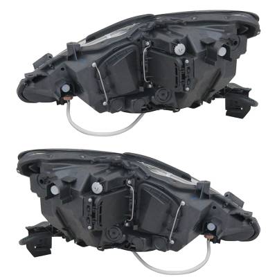 Rareelectrical - New Pair Headlights Compatible With Lexus Is350 Base Sedan 4 Door 3.5L 2011 2012 2013 By Part - Image 2
