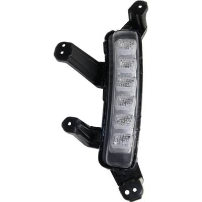 Rareelectrical - New Left Daytime Running Lights Compatible With Hyundai Santa Cruz Santa Fe 2017 2018 2019 By Part - Image 2