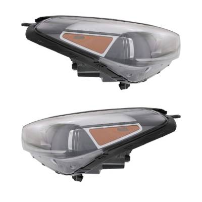 Rareelectrical - New Pair Of Headlights Compatible With Hyundai Tucson Eco Fuel Cell Gls Premium Limited Tech Luxury - Image 3