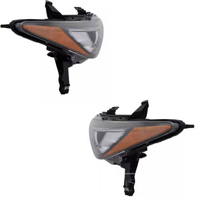 Rareelectrical - New Pair Of Headlights Compatible With Infiniti Qx60 Luxe Pure Sport Utility 4-Door 2019 2020 By - Image 3