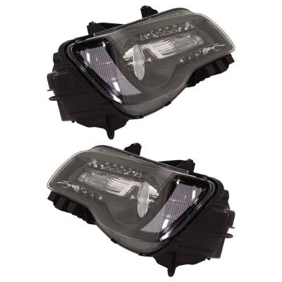 Rareelectrical - New Pair Of Headlights Compatible With Chrysler 300 3.6 C Hemi L Limited S Touring Sedan 2018-2022 - Image 3