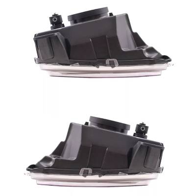 Rareelectrical - New Pair Of Headlights Compatible With Jeep Liberty Jet Limited Renegade Sport Utility 2008-2012 By - Image 3