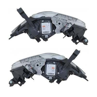 Rareelectrical - New Pair Of Headlights Compatible With Infiniti Jx35 Qx60 Base Hybrid Sport Utility 2013 2014 2015 - Image 3