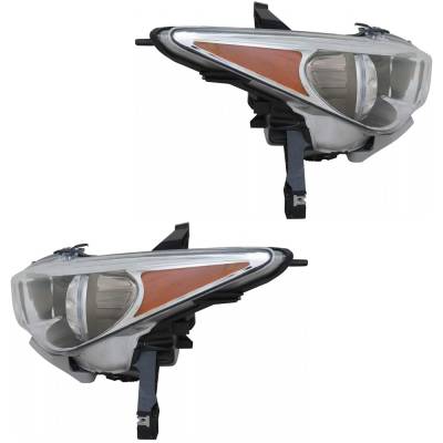 Rareelectrical - New Pair Of Headlights Compatible With Infiniti Jx35 Qx60 Base Hybrid Sport Utility 2013 2014 2015 - Image 4