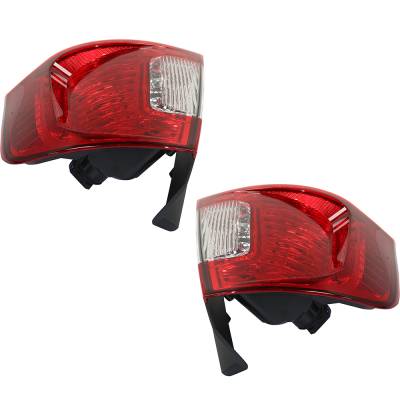 Rareelectrical - New Pair Of Tail Lights Compatible With Ford Edge Limited Se Sel Sport Utility 2011-2014 By Part - Image 5