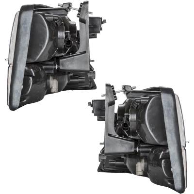 Rareelectrical - New Pair Of Headlights Compatible With Gmc Sonoma Sls Extended Standard Cab Pickup 2.2L 4.3L - Image 4