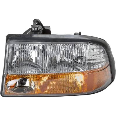 Rareelectrical - New Left Headlights Compatible With Gmc Jimmy Sonoma Diamond Edition Envoy Sl Sle Sls Slt Crew - Image 1