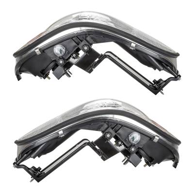 Rareelectrical - New Pair Of Headlights Compatible With Buick Park Avenue Base Sedan 4 Door 3.8L 1997 1998 1999 2000 - Image 5