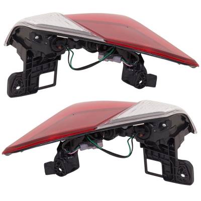 Rareelectrical - New Outer Pair Of Headlights Compatible With Subaru Forester Premium Sport Utility 2019 2020 2021 - Image 1