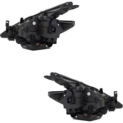 Rareelectrical - New Pair Of Headlights Compatible With Nissan Murano Platinum S Sl Sv Midnight Edition 2022 2023 By - Image 4