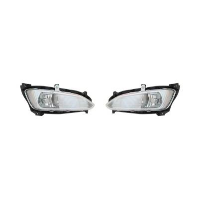Rareelectrical - New Fog Light Pair Fits Hyundai Santa Fe 2.4L 2013-15 2016 Hy2593141 92201-4Z000 - Image 2