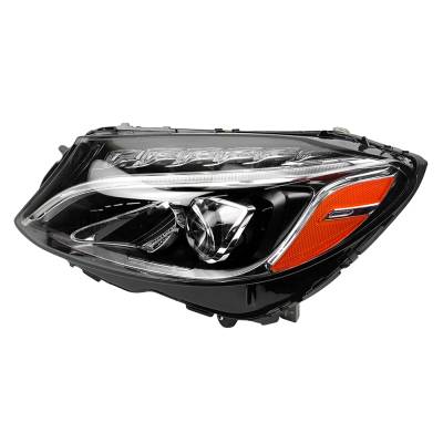 Rareelectrical - New Left Headlight Compatible With Mercedes-Benz C43 Amg Sedan Hid Bulb High Low Beam Clear Lens - Image 2