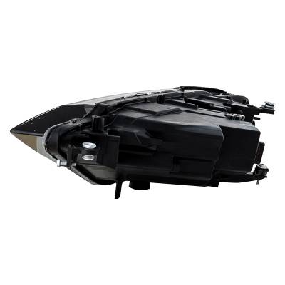 Rareelectrical - New Right Side Plastic Led Bulb High Low Beam Clear Lens Headlight Compatible With Volkswagen Jetta - Image 4