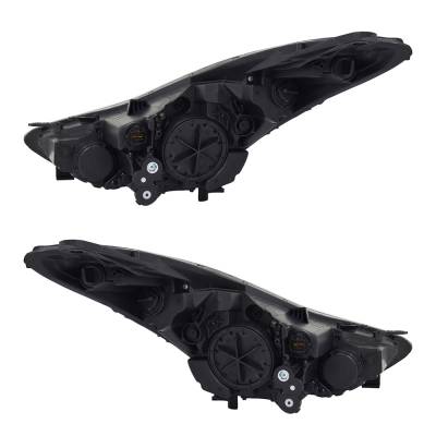 Rareelectrical - New Pair Of Halogen Headlights Compatible With Hyundai Elantra Limited Sedan 4 Door 1.8L 2011 2012 - Image 4