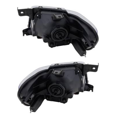 Rareelectrical - New Pair Of Halogen Headlights Compatible With Ford Explorer Sport Trac Xlt Crew Cab Pickup 4 Door - Image 2