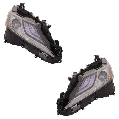 Rareelectrical - New Pair Of Led Headlights Compatible With Toyota Camry Xse Sedan 4 Door 3.5L 2019 By Part Number - Image 3