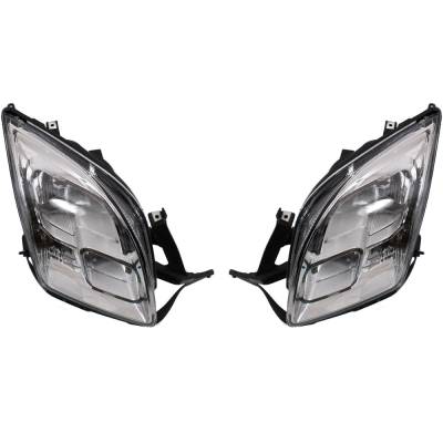 Rareelectrical - New Pair Of Halogen Headlights Compatible With Ford Fusion S Sedan 4 Door 2006 2007 2008 2009 By - Image 3
