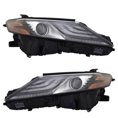 Rareelectrical - New Pair Of Led Headlights Compatible With Toyota Camry Xle Sedan 4 Door 3.5L 2021 2022 2023 By Part - Image 4