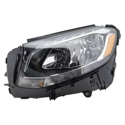 New Left Halogen Headlight Compatible With Mercedes-Benz Glc43 Amg 4Matic Sport Utility Coupe 4 Door