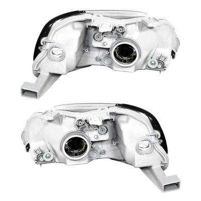 Rareelectrical - New Pair Of Headlights Compatible With Honda Civic Dx Ex Hx Si Coupe 1.6L 1999 2000 By Part Number - Image 4