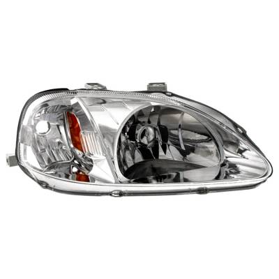 Rareelectrical - New Right Headlight Compatible With Honda Civic Value Package Sedan 1.6L 1999 By Part Number - Image 1